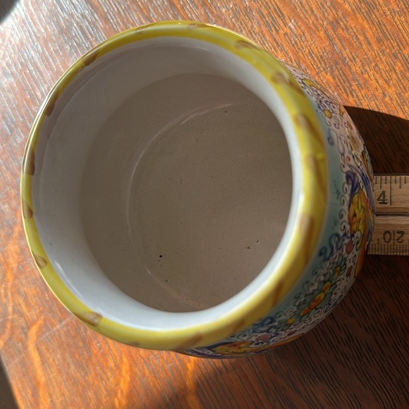 🇮🇹Meridiana Ceramiche hand painted pottery from Italy. Colorful dish with lid - Picture 12 of 16